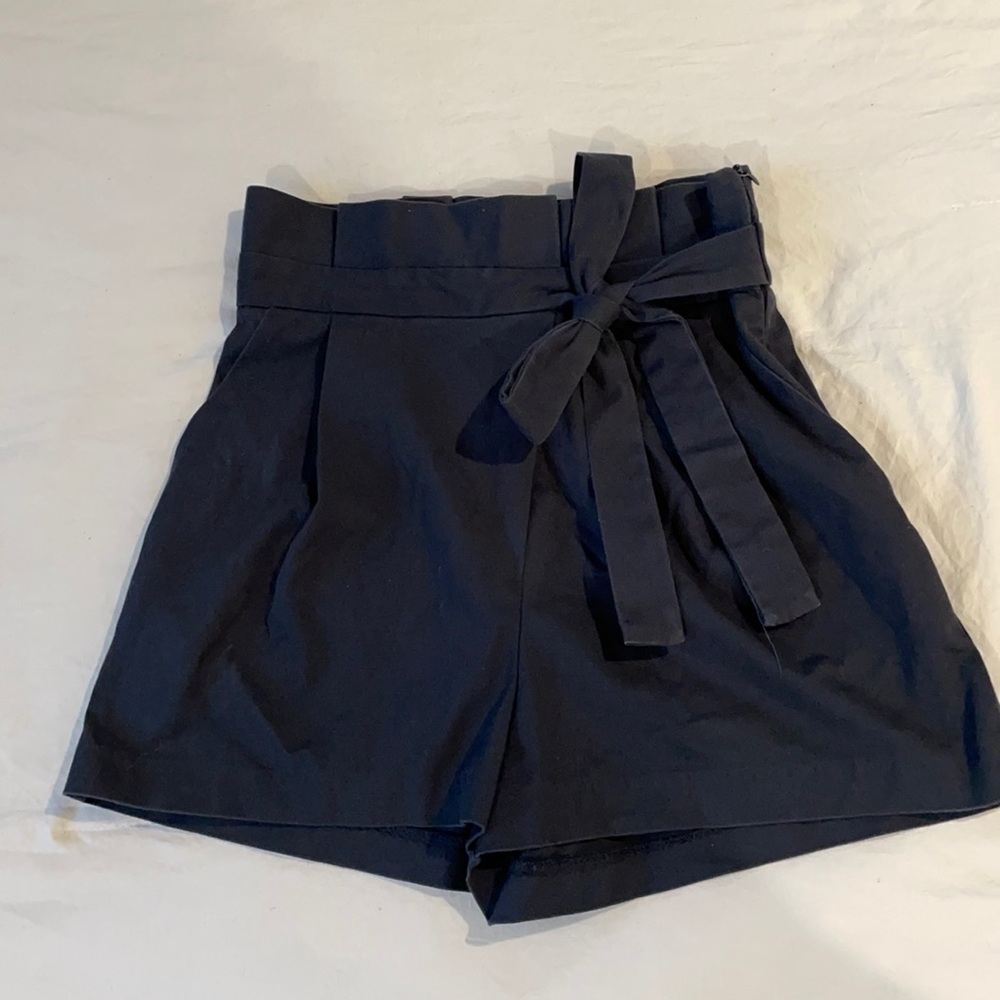 ZARA paper bag shorts